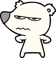 angry bear polar cartoon png