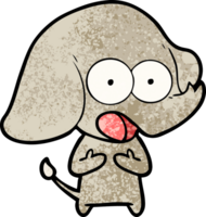 éléphant de dessin animé mignon png