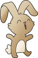 lapin de dessin animé heureux png