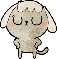 chien de dessin animé mignon png