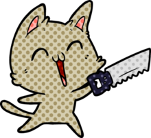 gatto felice dei cartoni animati png