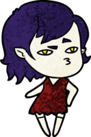 cartoon vampire girl png