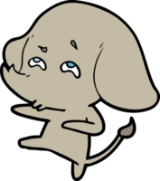 Cartoon-Elefant erinnert sich png