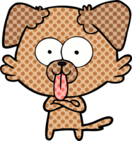 cartoon dog with tongue sticking out png