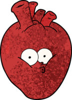 cartoon confused heart png