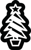 Navidad árbol icono símbolo png