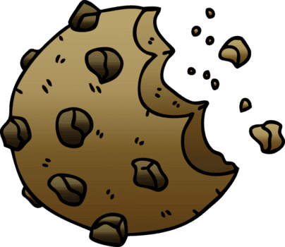 lutning skuggad knäppa tecknad serie kaka png