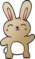 cartoon doodle cute bunny png