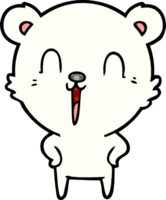 cartone animato orso polare png