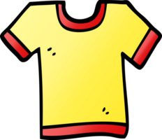 gradiente ilustração desenho animado tee camisa png