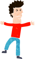 cartoon stressed man png