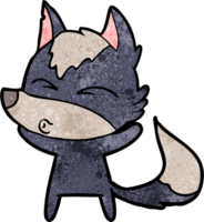 cartoon wolf whistling png