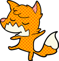 friendly cartoon fox png