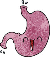 Cartoon glücklicher Bauch png