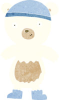 cartoon cute polar bear png