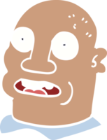 caricatura, garabato, de, un, cabeza, de, un, hombre png