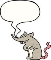 cartoon rat with speech bubble png