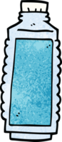 botella de agua de garabato de dibujos animados png