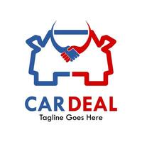 Car deal logo template illustration vector