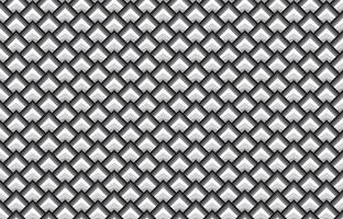 Illustration pattern, Abstract Geometric Style. Repeating of grey layer in square wave on white background. vector