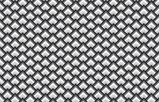 Illustration pattern, Abstract Geometric Style. Repeating of grey layer in square wave on white background. vector