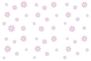 Illustration pattern, Abstract flower style. Repeating of soft pink flower on white background. vector