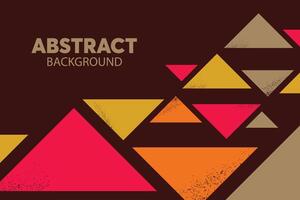 Modern abstarct background with red and yellow color vector