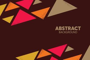 Modern abstarct background with red and yellow color vector