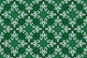 Cute green seamless patterns. Vector illustration bright design. Abstract seamless geometric pattern on green background
