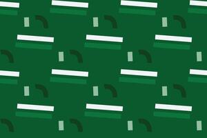 Cute green seamless patterns. Vector illustration bright design. Abstract seamless geometric pattern on green background