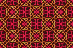 Hand drawn abstract seamless pattern, ethnic background, simple style, great for textiles, banners, wallpapers, backgrounds vector