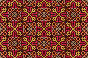 Hand drawn abstract seamless pattern, ethnic background, simple style, great for textiles, banners, wallpapers, backgrounds vector