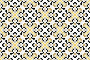 Vector seamless pattern. Modern stylish texture. Repeating geometric tiles with vintage style