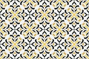 Vector seamless pattern. Modern stylish texture. Repeating geometric tiles with vintage style