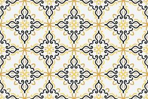 Vector seamless pattern. Modern stylish texture. Repeating geometric tiles with vintage style