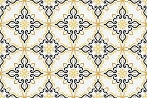 Vector seamless pattern. Modern stylish texture. Repeating geometric tiles with vintage style