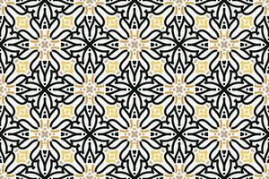 Vector seamless pattern. Modern stylish texture. Repeating geometric tiles with vintage style