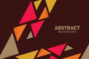 Modern abstarct background with red and yellow color vector