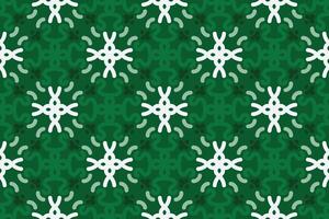 Cute green seamless patterns. Vector illustration bright design. Abstract seamless geometric pattern on green background