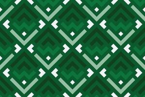 Abstract geometric pattern with lines, simple seamless vector background. green and white texture