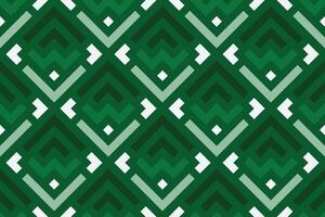 Abstract geometric pattern with lines, simple seamless vector background. green and white texture