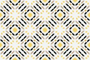 Vector seamless pattern. Modern stylish texture. Repeating geometric tiles with vintage style