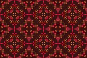 Hand drawn abstract seamless pattern, ethnic background, simple style, great for textiles, banners, wallpapers, backgrounds vector