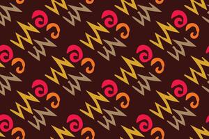 Hand drawn abstract seamless pattern, ethnic background, simple style, great for textiles, banners, wallpapers vector