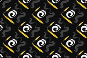 Hand drawn abstract seamless pattern, ethnic background, simple style, great for textiles, banners, wallpapers, background vector