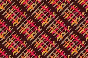 Hand drawn abstract seamless pattern, ethnic background, simple style, great for textiles, banners, wallpapers vector