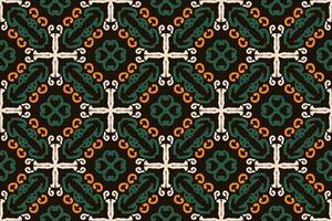 Pattern with floral and geometric elements. Intersecting curved and straight bold stripes forming abstract floral ornament. Vector background for design. Seamless Decorative lattice for louver.