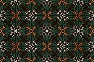Pattern with floral and geometric elements. Intersecting curved and straight bold stripes forming abstract floral ornament. Vector background for design. Seamless Decorative lattice for louver.