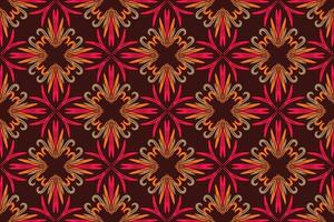 Hand drawn abstract seamless pattern, ethnic background, simple style, great for textiles, banners, wallpapers, wrapping vector