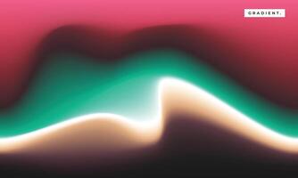 Abstract blurred fluid gradient mesh background. Colorful smooth gradation backdrop. vector